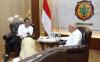 MentanAndi Amran Sulaiman menerima kunjungan Stafsus Kemenko Bidang Kemaritiman dan Investasi Lambock V Nahattands guna membahas kelanjutan proyek food estate
