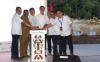 Presiden Jokowi melakukan groundbreaking atau peletakan batu pertama Proyek Strategis Nasional Kawasan Industri Pupuk Fakfak, FakFak, Papua Barat. (Setkab)