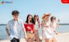 Saat berkunjung ke pantai, Anda harus mengenakan baju ke pantai simpel  agar liburan makin nyaman. (AladinMall)