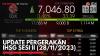 Update Pergerakan IHSG Sesi II (28/11/2023). (Sumber : IDXChannel)