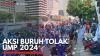 Aksi Buruh Tolak UMP 2024. (Sumber : IDXChannel)