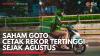Saham GOTO Cetak Rekor Tertinggi Sejak Agustus. (Sumber : IDXChannel)