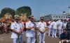 KSAL Laksamana TNI Muhammad Ali di peringatan Hari Armada RI, Selasa (5/12/2023) di Dermaga Pondok Dayung, Jakut (Carlos Roy/MPI)