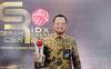 Direktur Bisnis PNM Prasetya Sayekti usai menerima penghargaan Anugerah CSR IDX Channel 2023 (M Fiqri Riyadi/Magang)