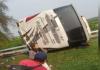 Kecelakaan bus di Jalan Tol Cipali menewaskan 12 orang. (Istimewa)
