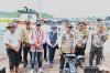Kepadatan di Pelabuhan Penyeberangan Merak Disebut Masih Aman Terkendali. (Foto Kemenhub)