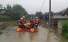 Tinjau Banjir, BNPB Imbau Warga Bandung Tetap Waspada Bencana Susulan (FOTO:MNC Media)
