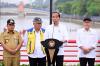 Jokowi Resmikan Tiga Jembatan Pengganti Jembatan Callender Hamilton di Banten. Foto: MNC Media.