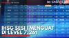 IHSG Sesi I Menguat di Level 7.261. (Sumber : IDXChannel)