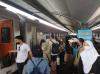 KA Pendalungan Anjlok di Sidoarjo, KAI Rekayasa Perjalanan Commuterline. Foto: MNC Media.
