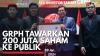 GRPH Tawarkan 200 Juta Saham ke Publik. (Sumber : IDXChannel)