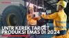 UNTR Kerek Target Produksi Emas di 2024. (Sumber : IDXChannel)