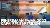 Penerimaan Pajak 2023 Capai Rp1.869 Triliun. (Sumber : IDXChannel)