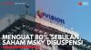 Menguat 80% Sebulan, Saham MSKY Disuspensi. (Sumber : IDXChannel)