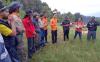 Tim SAR melakukan persiapan pencarian 13 orang yang tersesat di Gunung Gede Pangrango (Putra Ramadhani/MPI)