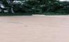 Tanggul Cilatak di Kampung Pamatangsalam, Desa Mekarsari, Kecamatan Panimbang, Kabupaten Pandeglang, jebol. (Istimewa)