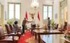 Petugas KPPS TPS 10 Gambir, menyambangi Istana Merdeka untuk bertemu Presiden Jokowi (MNC Media)