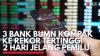 3 Bank BUMN Kompak ke Rekor Tertinggi 2 Hari Jelang Pemilu.(Sumber : IDXChannel)