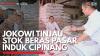 Jokowi Tinjau Stok Beras Pasar Induk Cipinang. (Sumber : IDXChannel)