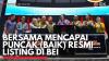 Bersama Mencapai Puncak (BAIK) Resmi Listing di BEI. (Sumber : IDXChannel)