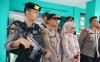 Personel Polresta Bandung terus mengawal ketat proses pengiriman surat suara dari TPS ke Gudang PPK.