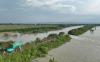 Dua tanggul Sungai Wulan di Demak, Jateng, yang jebol akhirnya diperbaiki dan ditutup. (Foto: PT WIKA)