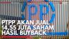 PTPP Akan Jual 14,55 Juta Saham Hasil Buyback. (Sumber : IDXChannel)