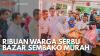 Ribuan Warga Serbu Bazar Sembako Murah. (Sumber : IDXChannel)