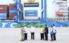 Presiden Jokowi meresmikan Makassar New Port di Kota Makassar, Sulawesi Selatan, Kamis (22/2/2024).