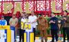 Presiden Jokowi meresmikan Sistem Pengelolaan Air Limbah Domestik Terpusat (SPAL-DT) Losari, Kota Makassar, Sulawesi Selatan, Kamis (22/2/2024).  (Setkab)