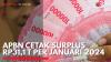APBN Cetak Surplus Rp31,1 Triliun per Januari 2024. (Sumber : IDXChannel)