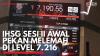IHSG Sesi II Awal Pekan Melemah di Level 7.216. (Sumber : IDXChannel)