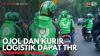 Ojol dan Kurir Logistik Dapat THR. (Sumber : IDX Channel)