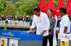 Jokowi Resmikan Rekonstruksi Daerah Irigasi Gumbasa Senilai Rp1,2 Triliun (Foto: dok Setpres)