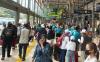 Stasiun Pasar Senen, Jakpus, menyambut 47.213 pemudik selama arus balik Lebaran 2024. (MNC Media)