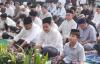 Menko PMK Salat Idul Fitri di Kantor PP Mummadiyah Menteng. (Farhan/MNC Media)