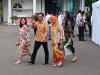 Sejumlah Menteri Tiba di Istana, Hadiri Open House Presiden Jokowi. (Foto: Raka/MNC Media)