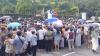 Penampakan Panjangnya Antrean Open House Jokowi di Istana (foto m farhan mpi)