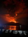 Gunung Ruang Sulawesi Utara Meletus, 828 Warga Dievakuasi. (Foto: MNC Media)
