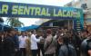 Presiden Jokowi melakukan blusukan ke Pasar Sentral Lacaria, Lasusua, Kolaka Utara (Moh Rusli/MPI)