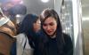 Aktris Sandra Dewi akhirnya selesai menjalani pemeriksaan yang dilakukan penyidik Kejaksaan Agung (Riana Rizkia/MPI)