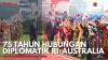 75 Tahun Hubungan Diplomatik RI-Australia. (Sumber : IDX Channel)