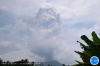 Gunung Api Ibu Kembali Erupsi, Kolom Letusan Capai 5.000 Meter dari Puncak. (Foto: MNC Media)