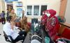 Presiden Jokowi meninjau RSUD Rupit di Kabupaten Musi Rawas Utara, Provinsi Sumatera Selatan.