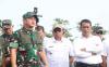 KSAD Jenderal TNI Maruli Simanjutak bersama Menteri Pertanian, Andi Amran Sulaiman Panen Raya di Sukabumi  (Ilham Nugraha/MPI)