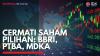 Cermati Saham Pilihan: BBRI, PTBA, MDKA. (Sumber : IDX Channel)