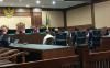 Sidang vonis beberap terdakwa kasus korupsi penyaluran bantuan sosial atau bansos beras di Pengadilan Tipikor Jakarta Pusat. (Nur Khabibi/MPI)