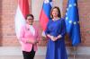 Indonesia dan Slovenia Sepakat Perjuangkan Hak-Hak Palestina. (Foto: Kemlu)