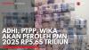 ADHI, PTPP, WIKA akan Peroleh PMN 2025 Rp5,65 Triliun. (Sumber : IDX Channel)
