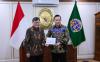Menteri ATR/BPN, Agus Harimurti Yudhoyono (AHY) melakukan pertemuan dengan Duta Besar Singapura untuk Indonesia, Kwok Fook Seng. 